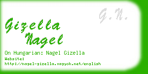 gizella nagel business card